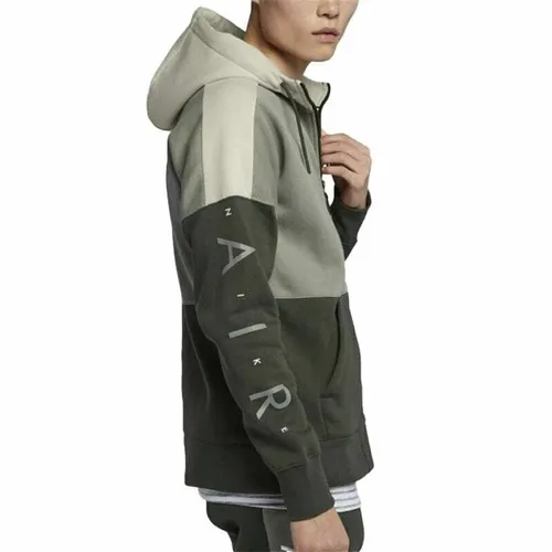 NIKE AIR Fleece חליפה פליז Skinny Fit בירוק/פיסטוק